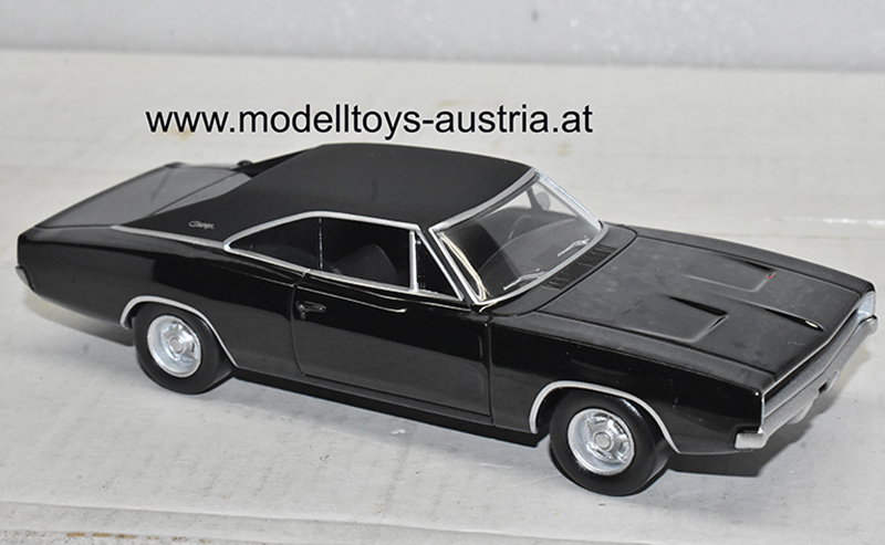 Dodge Charger 1968 schwarz 1:43