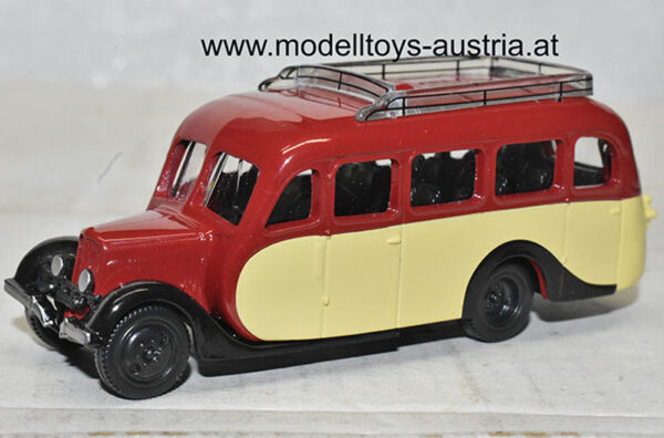 Citroen U23 Autobus 1947 rot / gelb 1:87 HO