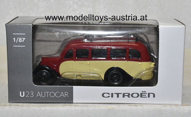 Citroen U23 Autobus 1947 rot / gelb 1:87 HO