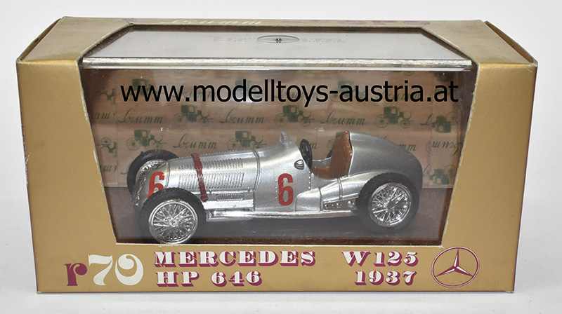 Mercedes Benz W125 1937 silber #6 1:43