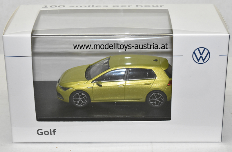 VW Golf VIII Golf 8 Limousine 2020 lemon yellow 1:43