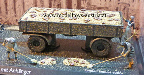 Hanomag ST 100 mit Anhänger WIEDERAUFBAU 1:43