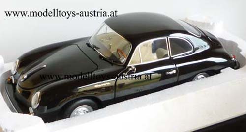 Porsche 356 A Coupe 1955 - 1959 schwarz 1:18