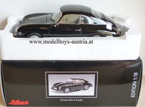 Porsche 356 A Coupe 1955 - 1959 schwarz 1:18