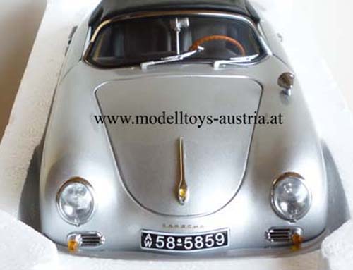 Porsche 356 A Speedster Cabrio 1955 - 1959 silber 1:18