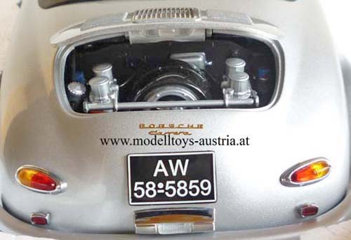Porsche 356 A Speedster Cabrio 1955 - 1959 silber 1:18