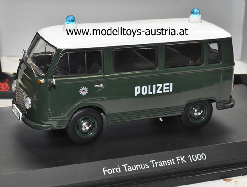 Ford Taunus Transit FK 1000 POLIZEI Hamburg 1:43