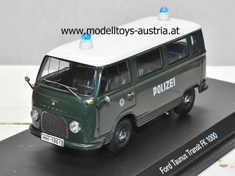 Ford Taunus Transit FK 1000 POLIZEI Hamburg 1:43