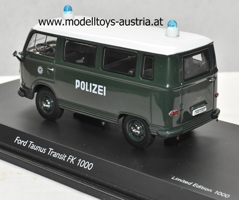 Ford Taunus Transit FK 1000 POLIZEI Hamburg 1:43