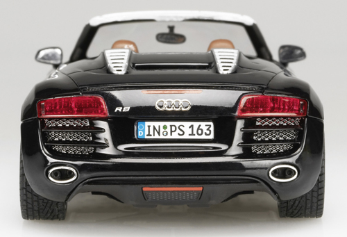 Audi R8 Cabrio Spyder 2010 schwarz 1:43