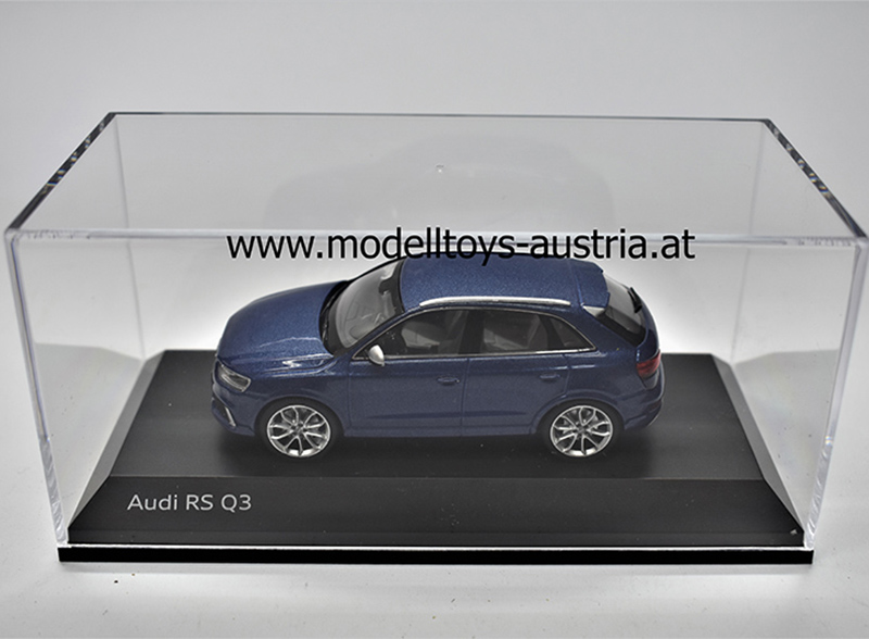 Audi Q3 Quattro RS 2015 blau metallik 1:43 Audi A3