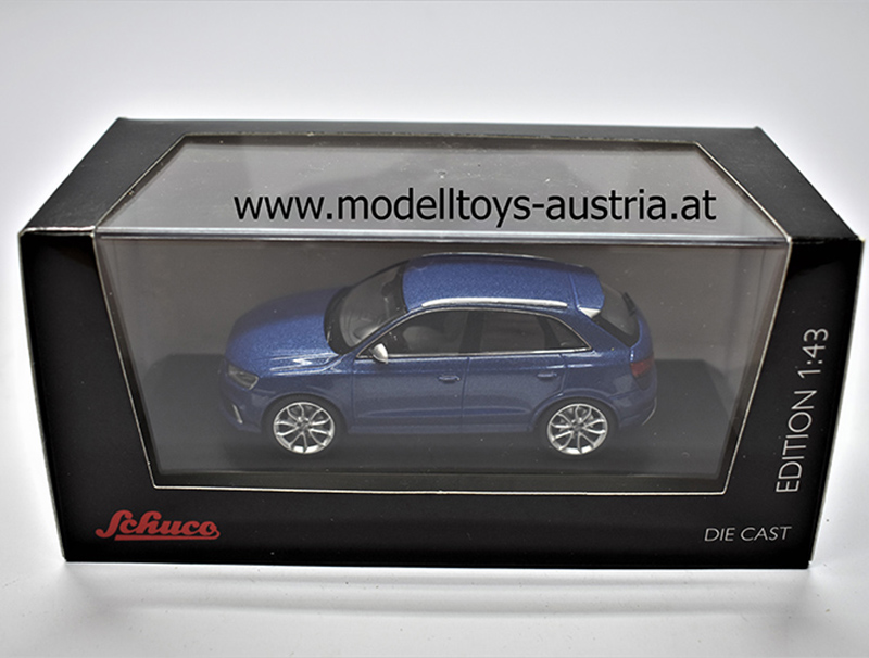 Audi Q3 Quattro RS 2015 blau metallik 1:43 Audi A3