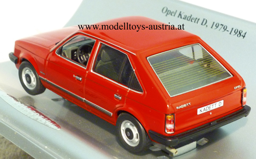 Opel Kadett D Limousine 4-türig 1979 - 1984 rot 1:43