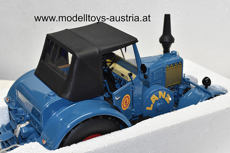 Lanz Bulldog EILBULLDOG Traktor 1937 blau 1:18