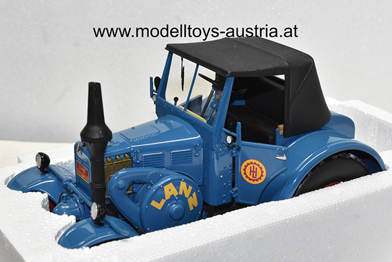Lanz Bulldog EILBULLDOG Traktor 1937 blau 1:18