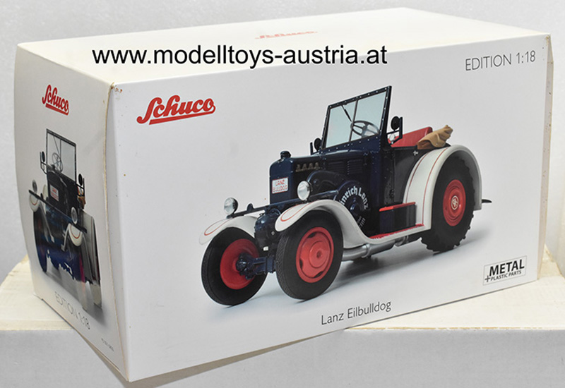 Lanz Bulldog EILBULLDOG Traktor 1937 weiss / blau 1:18