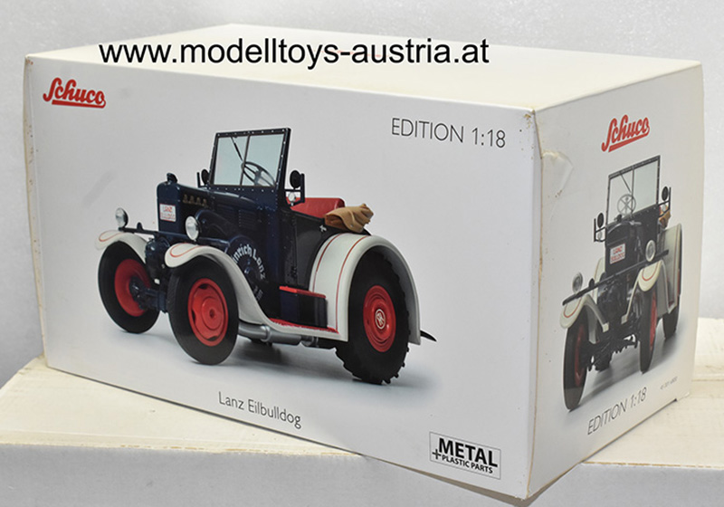 Lanz Bulldog EILBULLDOG Traktor 1937 weiss / blau 1:18