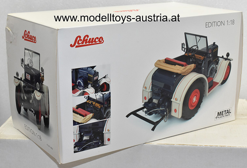 Lanz Bulldog EILBULLDOG Traktor 1937 weiss / blau 1:18