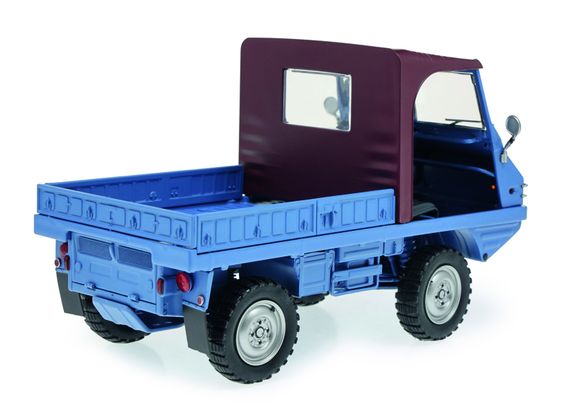 Steyr Puch Haflinger 700 AP offen Pritsche blau 1:18 Schuco