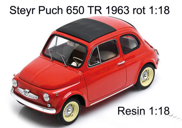 Steyr Puch 650 TR 1967 rot 1:18 Schuco