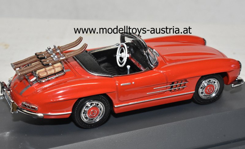 Mercedes Benz W198 Cabrio 300 SL Roadster rot 1:43