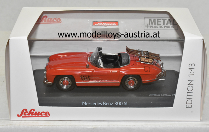 Mercedes Benz W198 Cabrio 300 SL Roadster rot 1:43