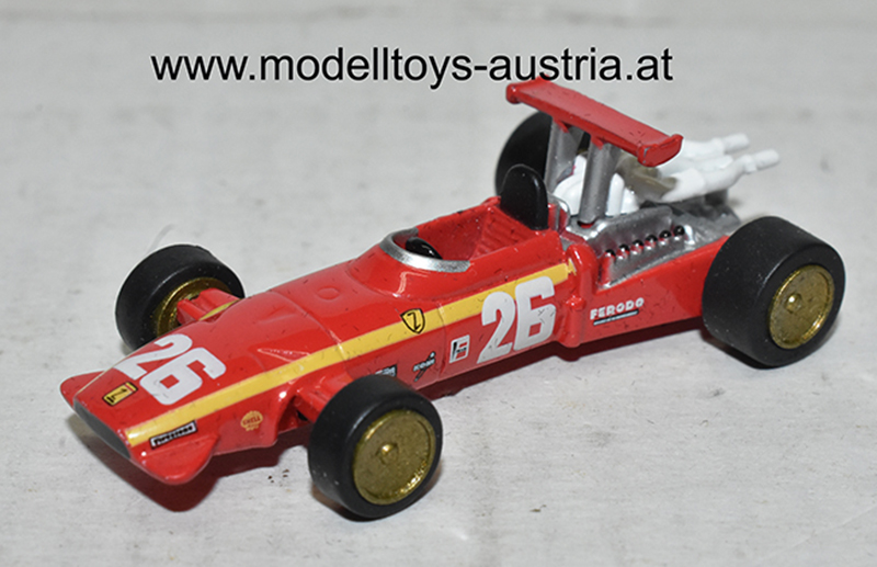 Fiat 642 Renntransporter und Ferrari 312 1968 Jacky ICKX Sieger Frankreich GP 1:90 Schuco Piccolo