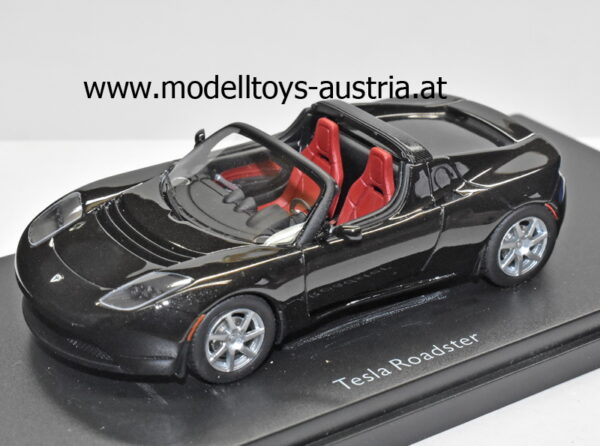 Tesla Roadster Targa Elektroauto 2008 - 2012 black 1:43