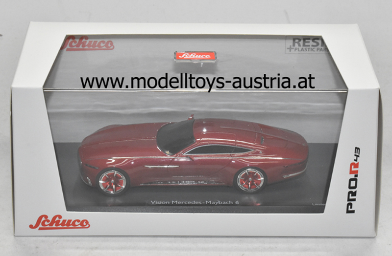 Mercedes Maybach Vision 6 Coupe rot 1:43
