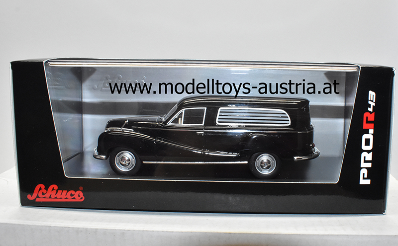 BMW 502 Bestattungswagen schwarz 1:43