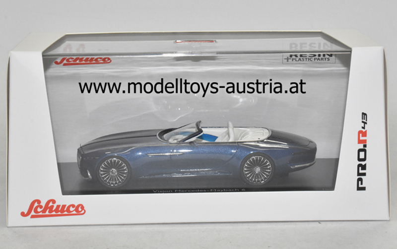 Mercedes Maybach Vision 6 Convertible Cabrio blau metallik 1:43
