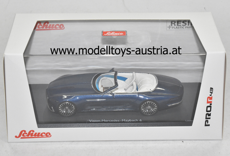 Mercedes Maybach Vision 6 Convertible Cabrio blau metallik 1:43