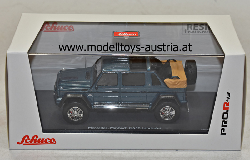 Mercedes Maybach G650 Laundalet 2017 blau 1:43