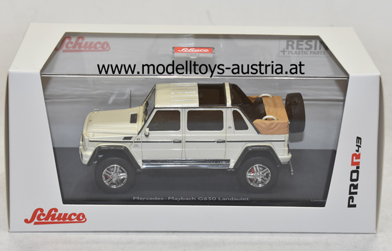 Mercedes Maybach G650 Landaulet 2017 weiss metallik 1:43