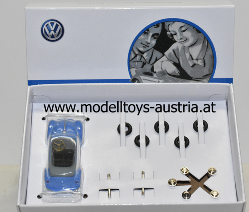 VW Käfer Cabrio SERVICE FACTORE 1:90 Piccolo Bausatz