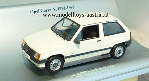 Opel Corsa A 1982 - 1993 weiss 1:43