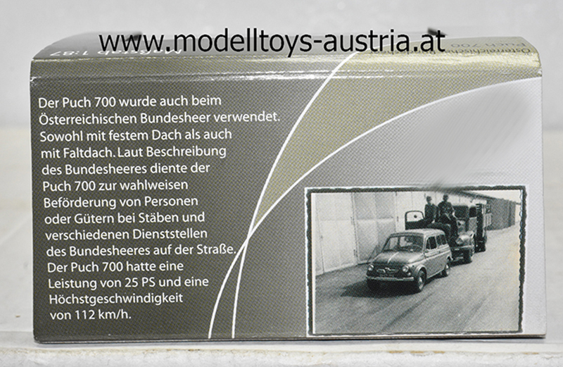 Steyr Puch 700 Kombi Break olive 1:87 HO