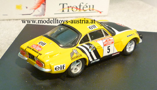 Renault Alpine A110 1975 Rally San Remo THERIER / VIAL 1:43