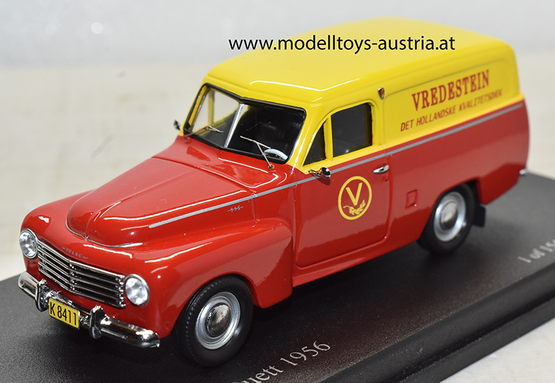 Volvo PV 445 DS Duett Kombi 1956 VREDESTEIN rot / gelb 1:43