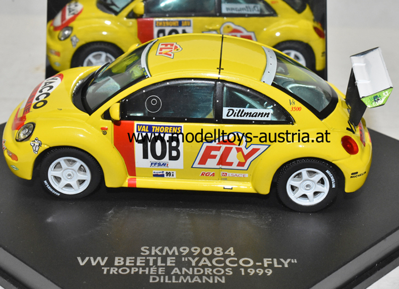 VW Käfer 1999 Trophe Andros DILLMANN Team YACCO FLY 1:43 New Beetle