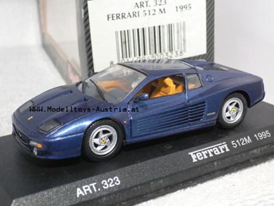 Ferrari 512 M 1995 blau metallik 1:43
