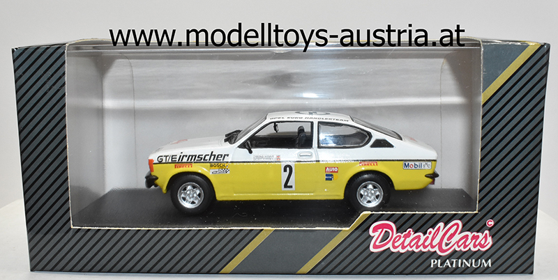 Opel Kadett C GTE Coupe 1978 Rallye Monte Carlo WARMBOLD / MENNE 1:43