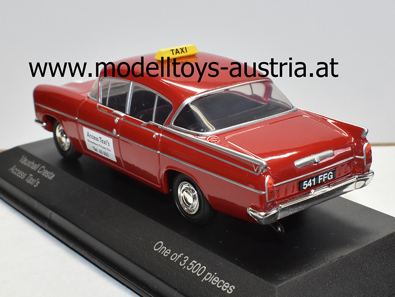 Vauxhall Cresta Acces Taxi rot 1:43