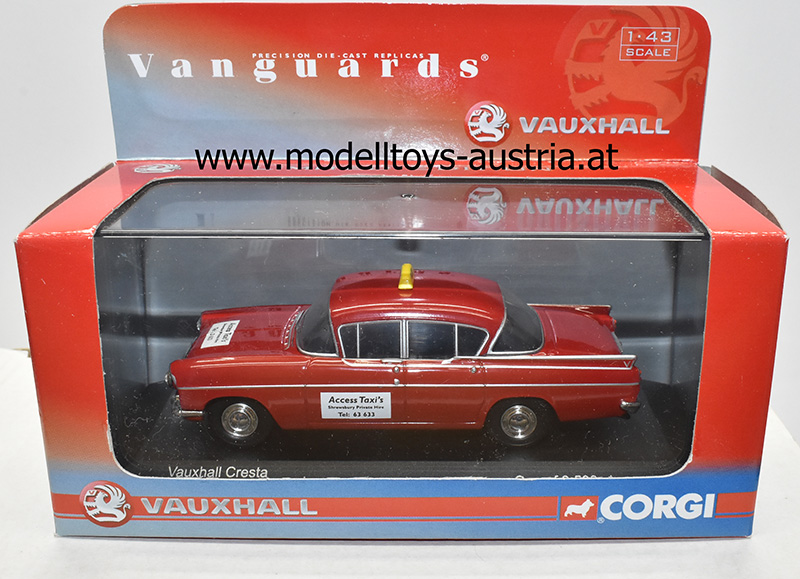 Vauxhall Cresta Acces Taxi rot 1:43