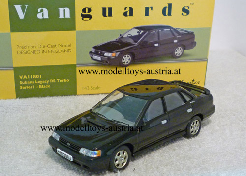 Subaru Legacy RS 2.0 Turbo 1989 - 1994 schwarz 1:43