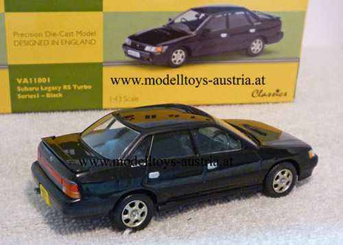 Subaru Legacy RS 2.0 Turbo 1989 - 1994 schwarz 1:43