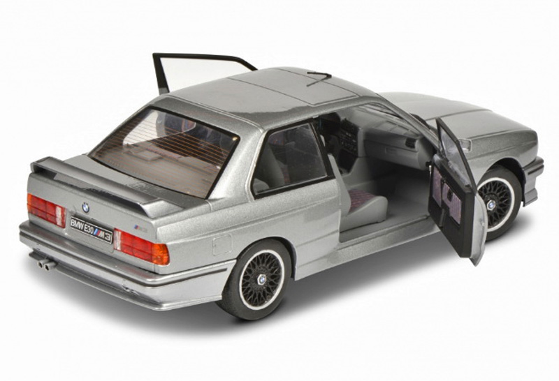 BMW E30 Limousine M3 1990 silber metallik 1:18