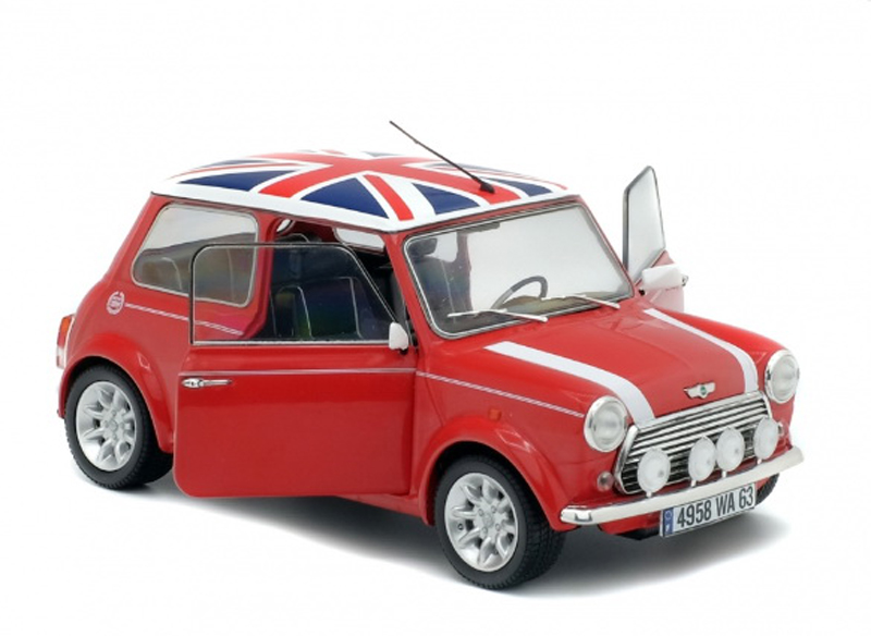 Mini Cooper Sport 1997 UNION JACK rot / weiss 1:18