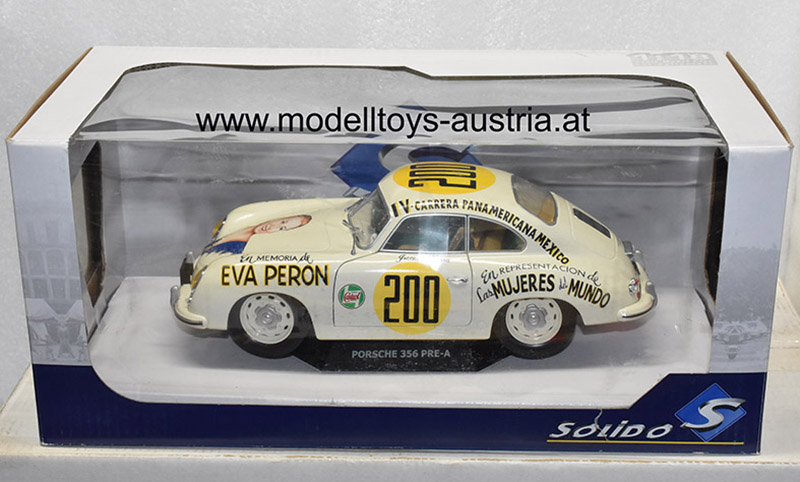 Porsche 356 pre A 1953 Carrera Panamericana EVA PERON 1:18