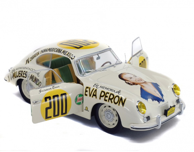Porsche 356 pre A 1953 Carrera Panamericana EVA PERON 1:18